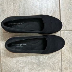 Grasshoppers Black Wedge 9